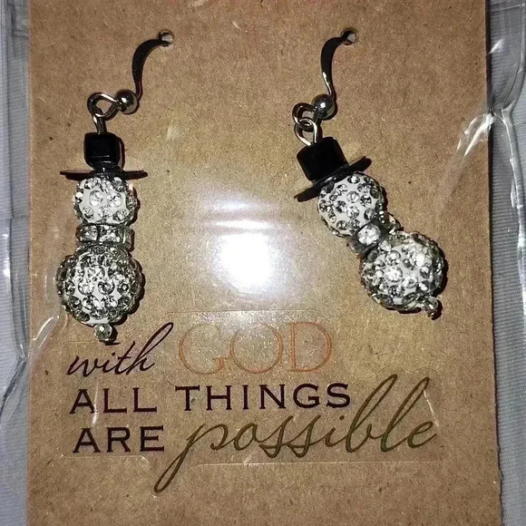 Handcrafted Christmas Earrings Nickle Free!!! - Picture 4 of 4
